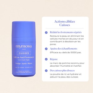 Roll-on anti-frottements pour les cuisses bio Made in France 50 ml Mymosa