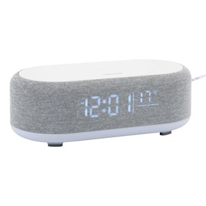 Réveil Vogue Karlsson chargeur à induction et enceinte Bluetooth