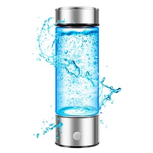 Bouteille d’eau à hydrogène pour une hydratation optimale en verre et inox