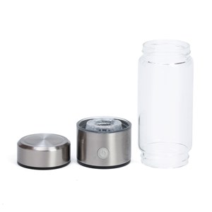 Bouteille d’eau à hydrogène pour une hydratation optimale en verre et inox