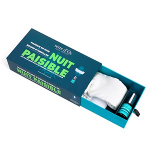 Coffret masque de nuit en soie de mûrier et brume d'oreiller 35ml