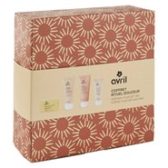 Coffret rituel douceur bio gommage, crème main, lait corps, savon Avril
