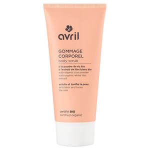 Gommage corporel bio exfoliant et tonifiant à la poudre de riz 200 ml Avril