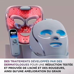 Masque LED visage CryoGlow Shark avec rafraîchissement du contour des yeux
