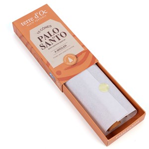 10 cônes d'encens naturel Palo Santo du Pérou à faire brûler terre d'Oc