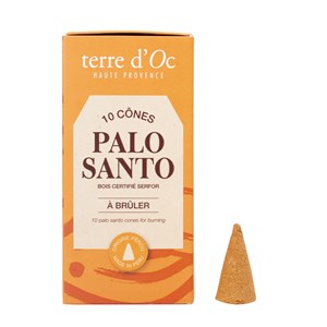 10 cônes d'encens naturel Palo Santo du Pérou à faire brûler terre d'Oc