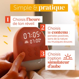 Morphée Sun réveil simulateur d'aube et crépuscule et citations inspirantes