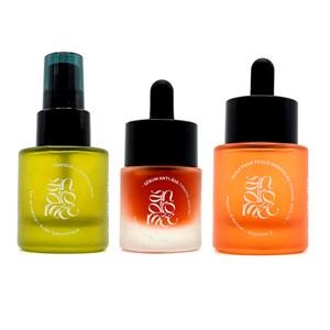 Trousse routine visage anti-âge 3 soins grand format made in France Andromée