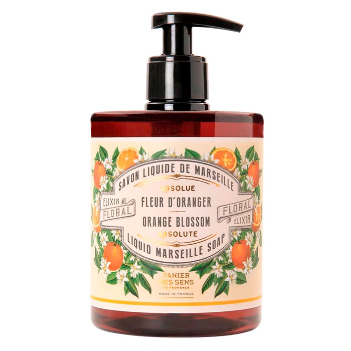 Savon liquide de Marseille Absolue de Fleur d'Oranger 500 ml Panier des Sens