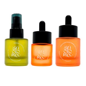 Trousse routine visage bonne mine 3 soins grand format made in France Andromée