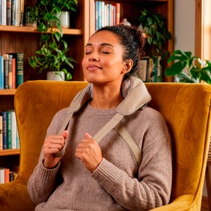 Masseur de nuque rotatif chauffant rechargeable USB Sensly