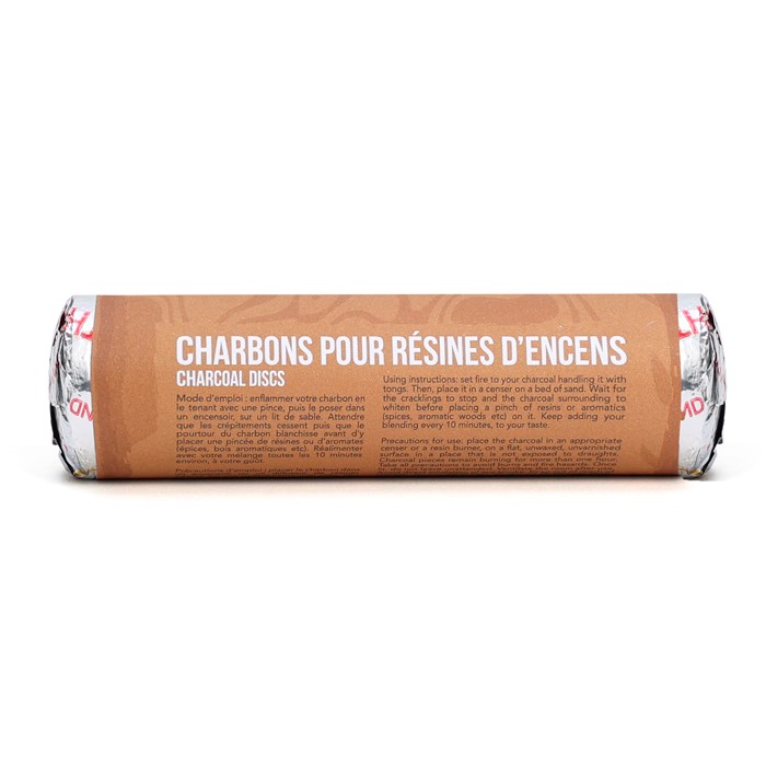 10 pastilles de charbon pour résines d'encens