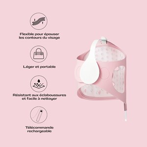 Masque de luminothérapie avancée visage led Glow Lola Rose