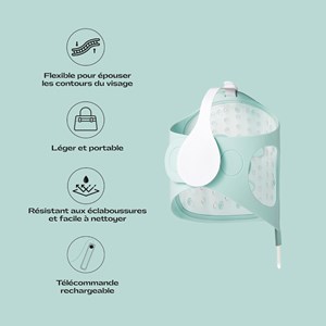 Masque de luminothérapie avancée visage led Glow Lola Vert