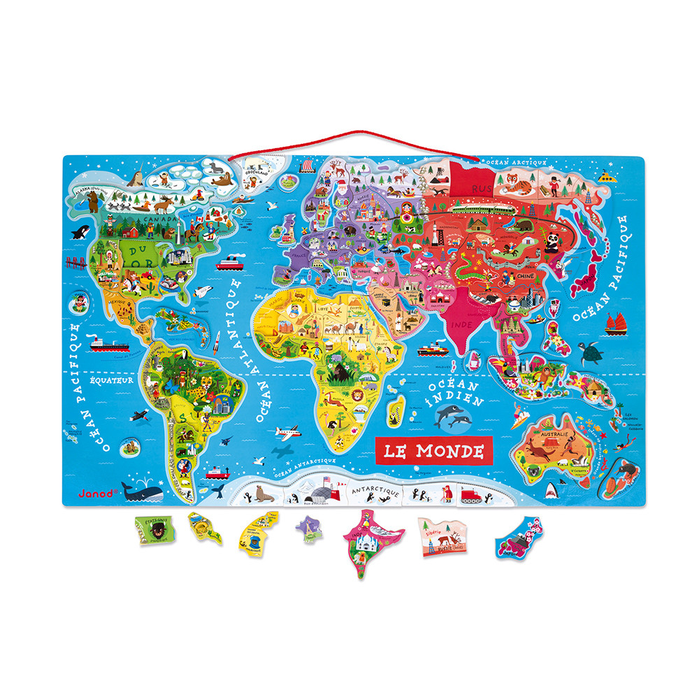 Puzzle carte du monde : découvre le monde ! 🌍 Acheter maintenant !