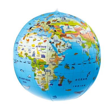 Nature & Découvertes - Globe gonflable animaux