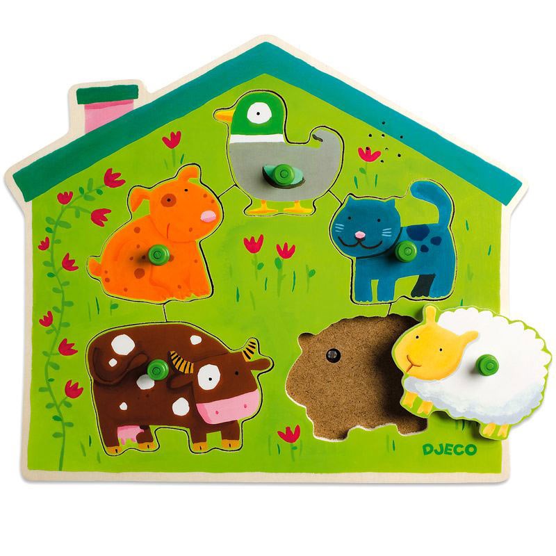 Puzzle sonore animaux de la ferme