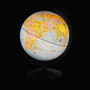 Globe lumineux des animaux