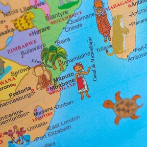 Globe lumineux des animaux