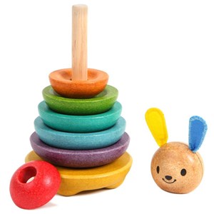 Pyramide lapin en bois écoconçu