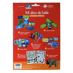Kit déco de table chevaliers