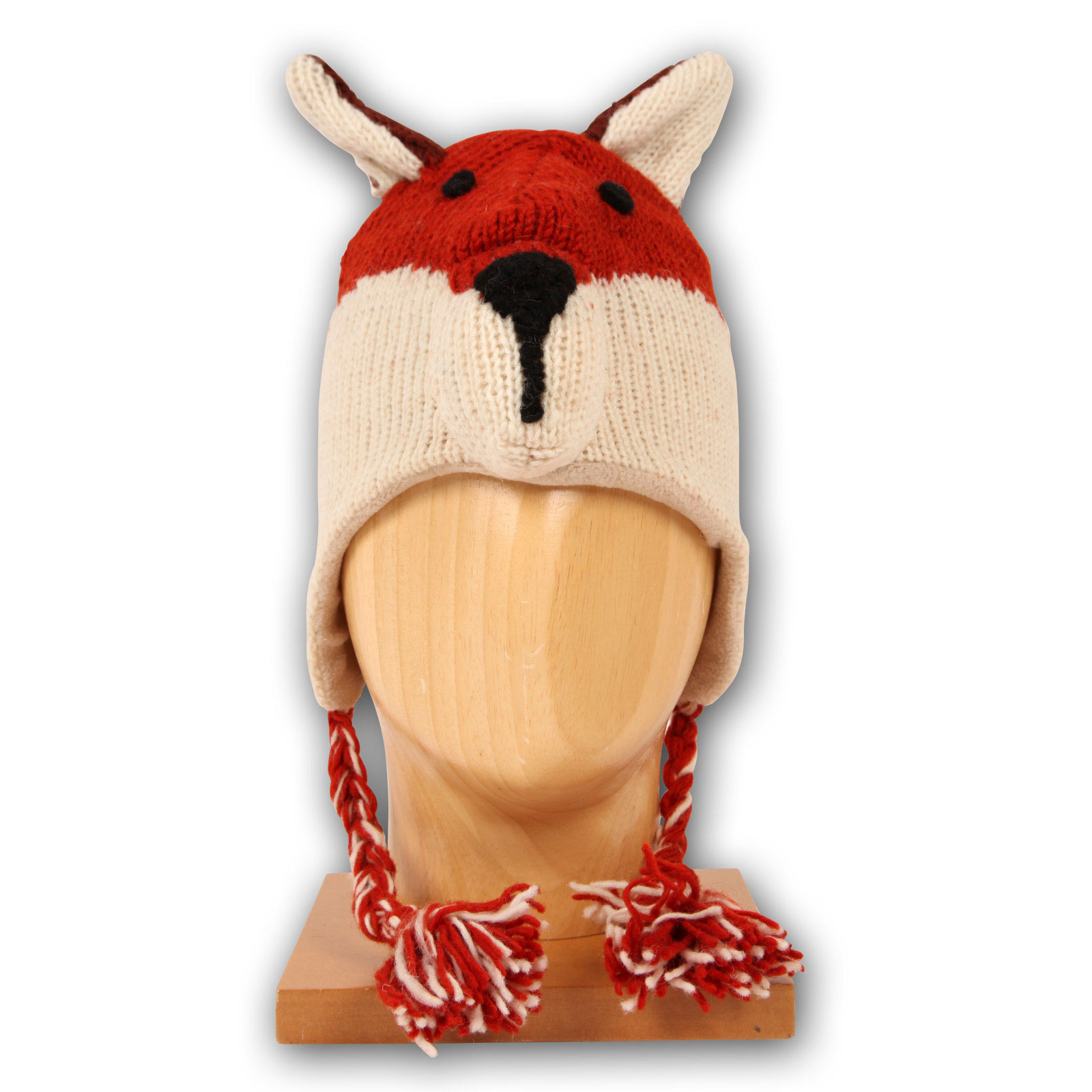 Bonnet Renard En Laine Nature Decouvertes