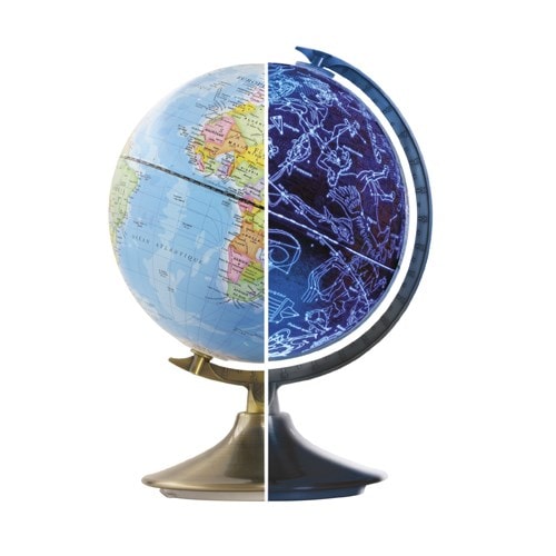 Grand globe terrestre / Mappemonde Tecnodidattica lumineuse