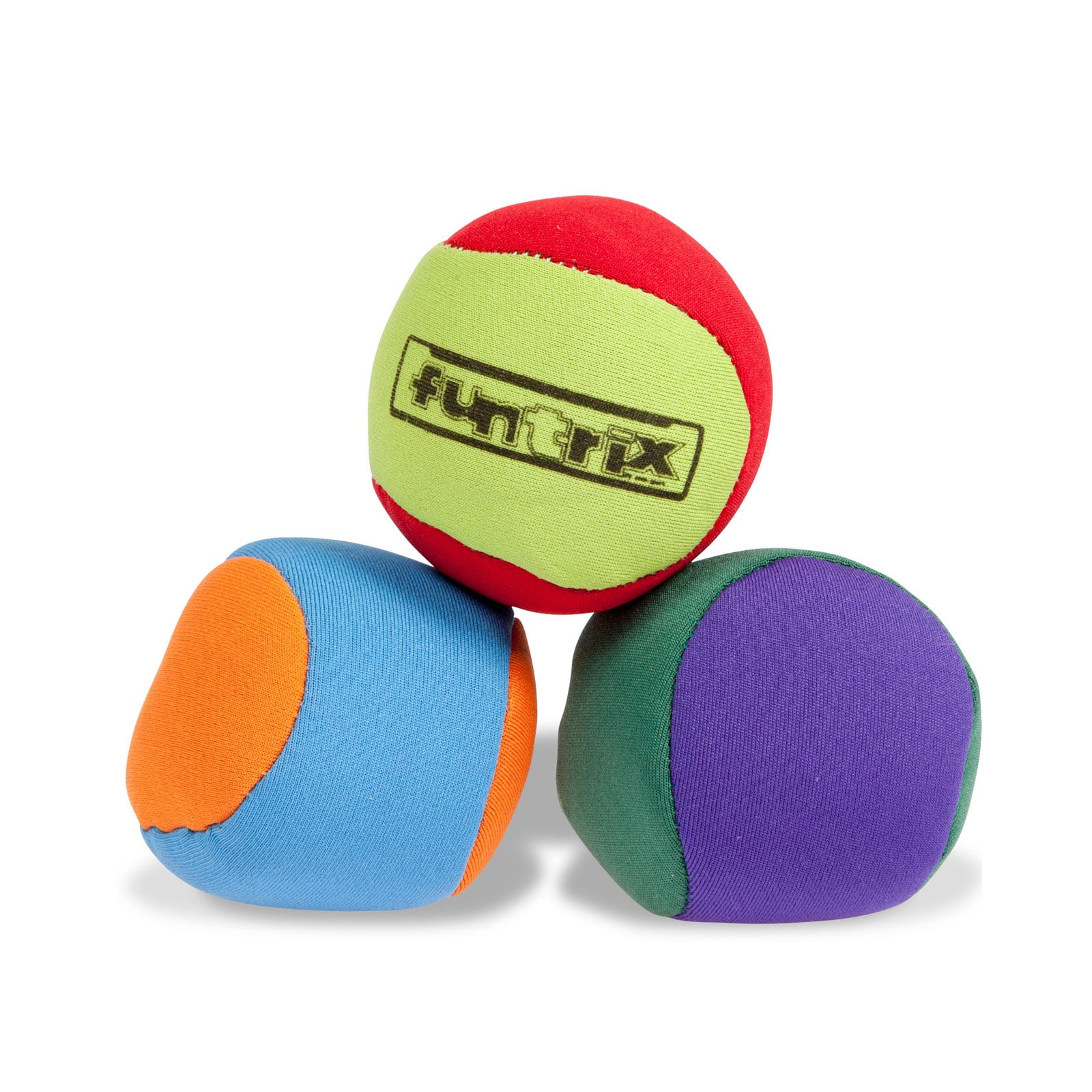 3 Balles de jonglage 6 cm standard pour jongler colorées pas cher