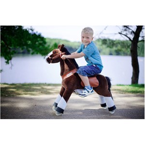 Cheval à roulettes chocolat Ponycycle