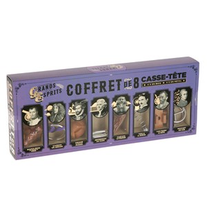 Coffret de 8 casse-tête Inventeurs