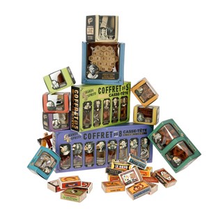 Coffret de 8 casse-tête Inventeurs