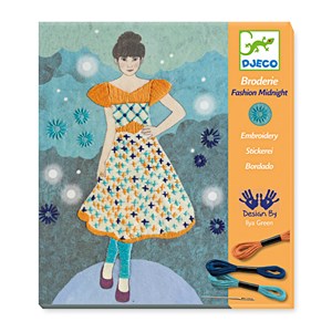 Coffret de broderie Fashion midnight