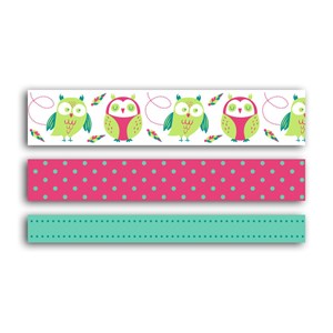 Masking tape 3 rouleaux Hiboux