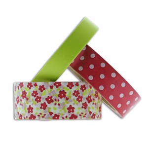 Masking tape 3 rouleaux imprimés