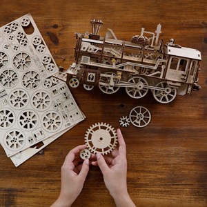 Maquette locomotive à vapeur