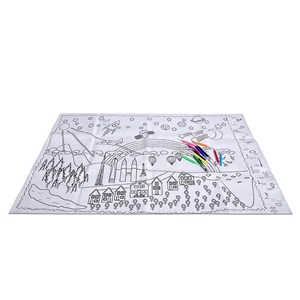 Tapis à colorier lavable en machine