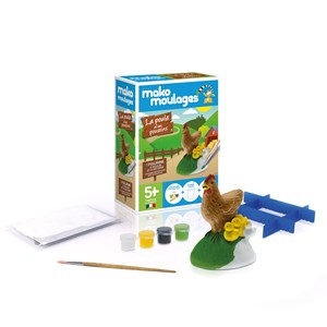 Kit de moulage ma poule et ses poussins