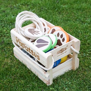 Jeu de palets en bois Les Papattes
