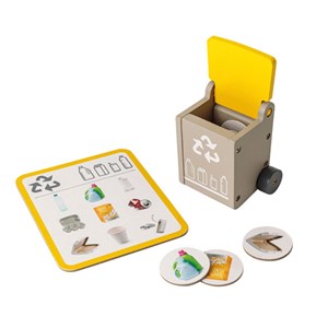 Jeu de tri sélectif en bois