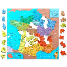 Puzzle France en bois