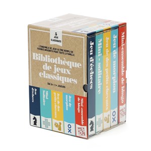Coffret 5 jeux de société