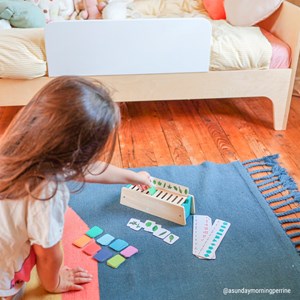 Plumier de tri Montessori