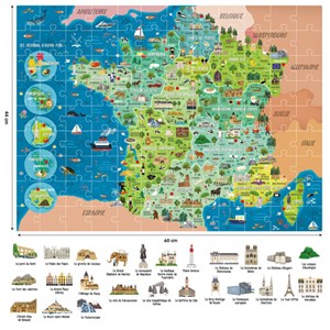 Puzzle La France à découvrir