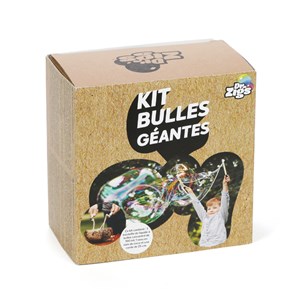Kit bulles géantes avec seau en coco