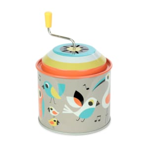 Boîte à Musique Vintage En Métal - Son D'oiseau - Déco De Table Ou étagère - Objet De Collection - Pour Chambre Ou Salon