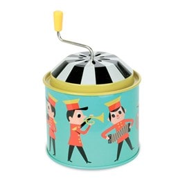 Boîte à musique en métal fanfare