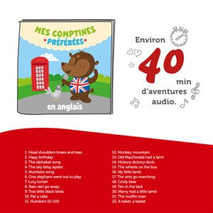 Figurine Tonies comptines en anglais