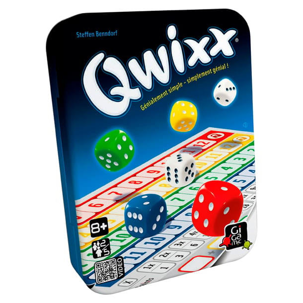 NSV QWIXX - Jeu De Dés Et Stratégie, édition Espagnole, Roll & Write, Familial Dès 8 Ans, 2-5 Joueurs