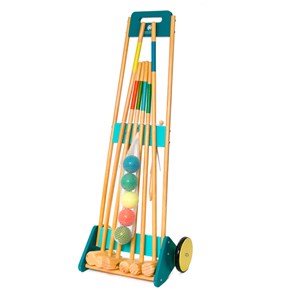 Jeu de croquet des familles en bois