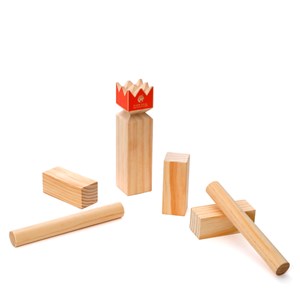 Jeu de Kubb en bois